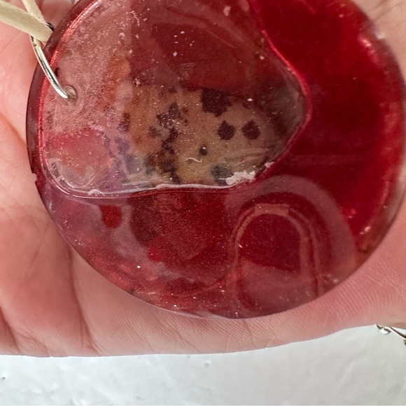 Handmade Jasper and Agates Pendant Medallion Necklace OOAK 4273 - Picture 5 of 6